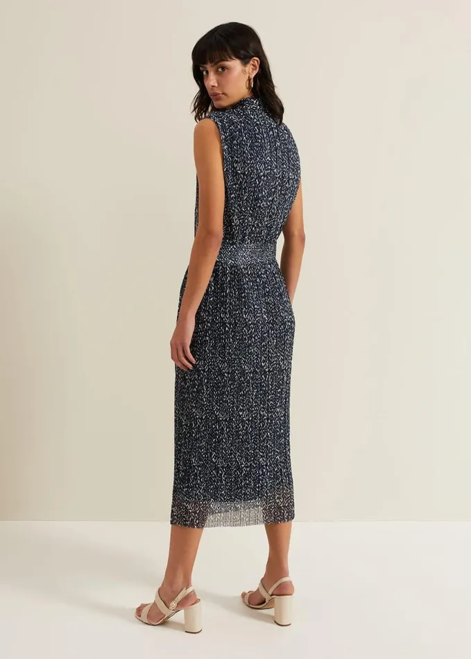 Phase Eight Adia Navy Jersey Shirt Dress Navy Women Dresses