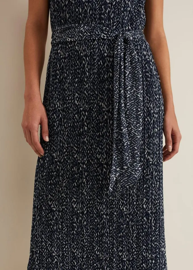 Phase Eight Adia Navy Jersey Shirt Dress Navy Women Dresses