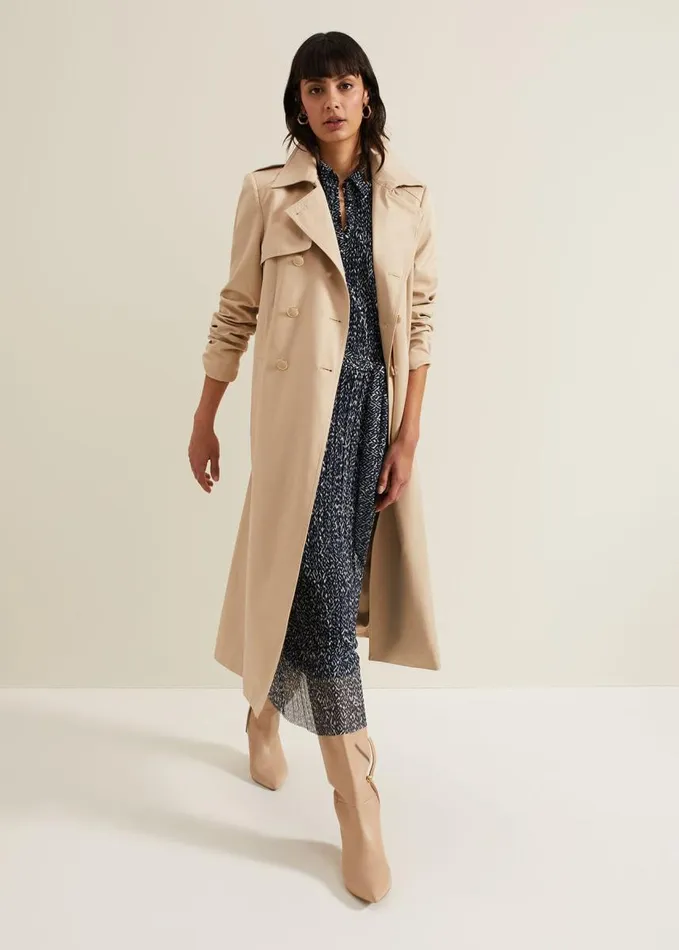 Phase Eight Adia Navy Jersey Shirt Dress Navy Women Dresses