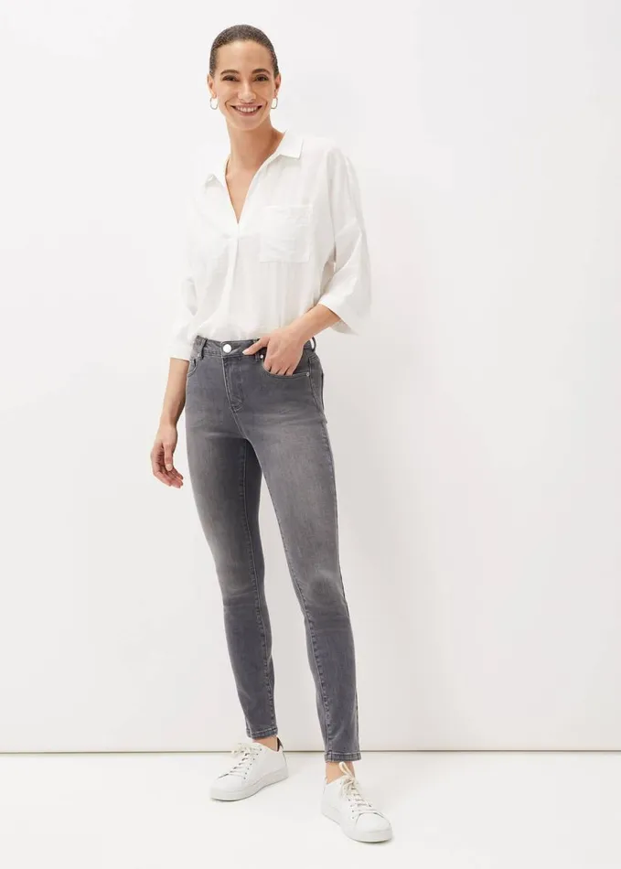Phase Eight Aida Skinny Jean Grey Women Trousers