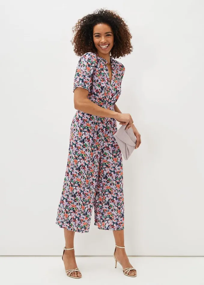 Phase Eight Astrid Ditsy Jumpsuit Multicoloured Women Dresses
