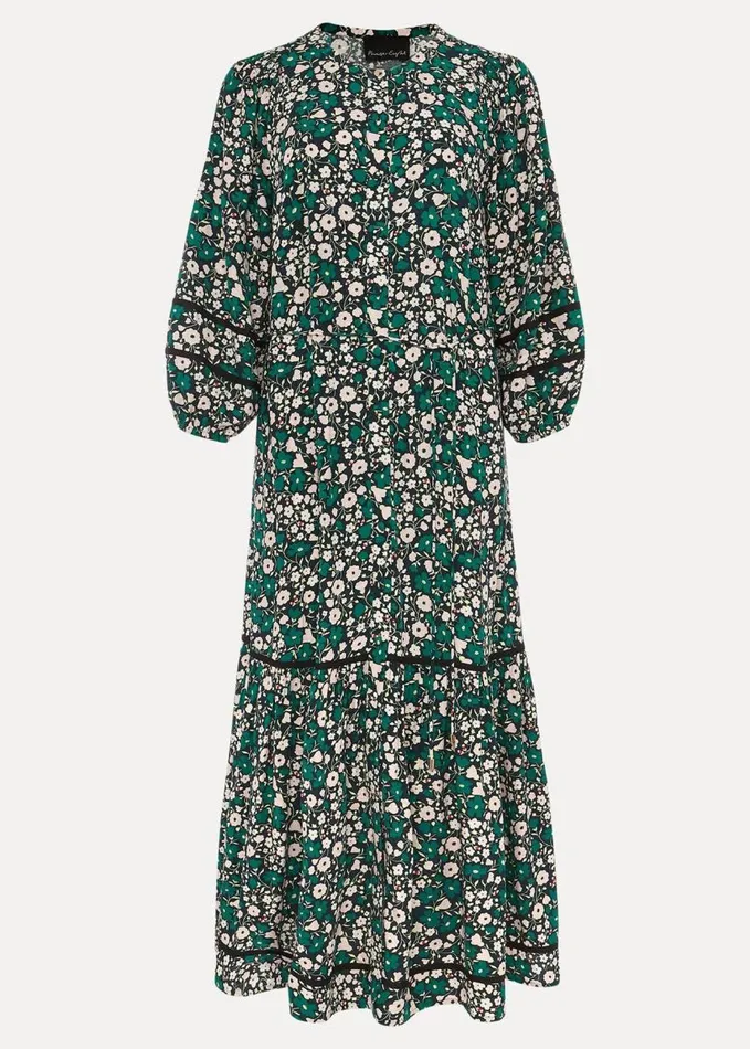 Phase Eight Ava Floral Midaxi Dress Multicoloured Women Dresses
