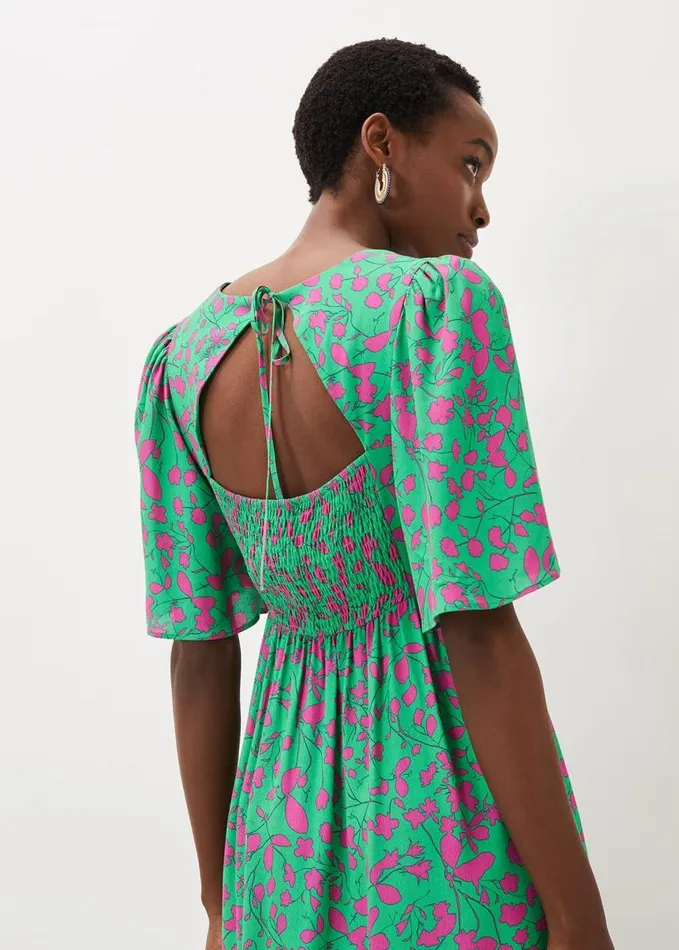 Phase Eight Ayesha Floral Midaxi Dress Pinkgreen Women Dresses