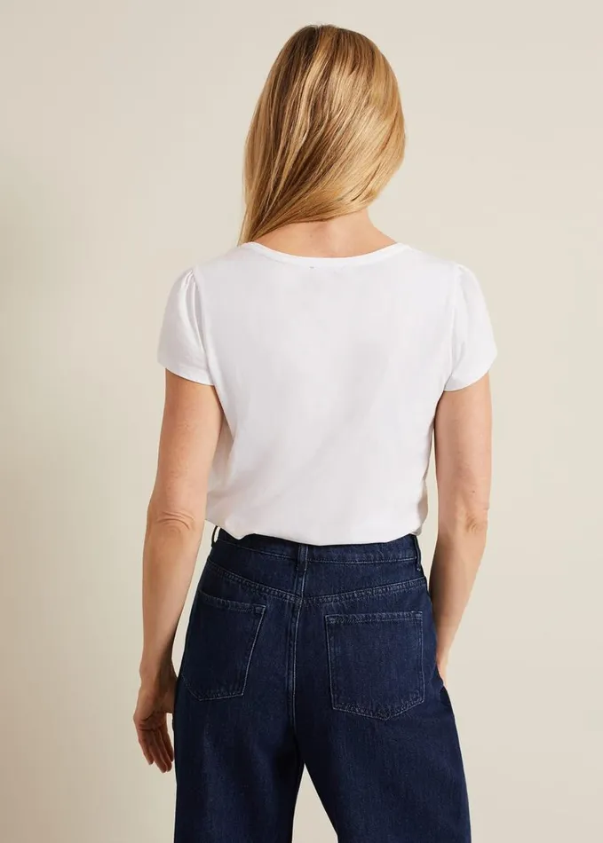 Phase Eight Bella Square Neck Top White Women Tops and TShirts