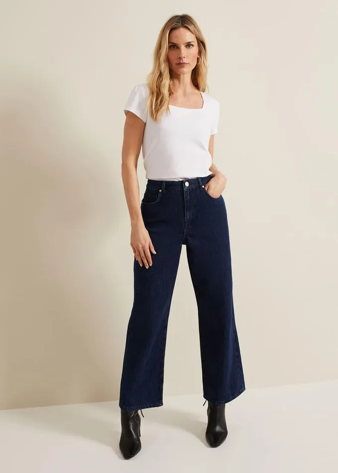 Phase Eight Bella Square Neck Top White Women Tops and TShirts