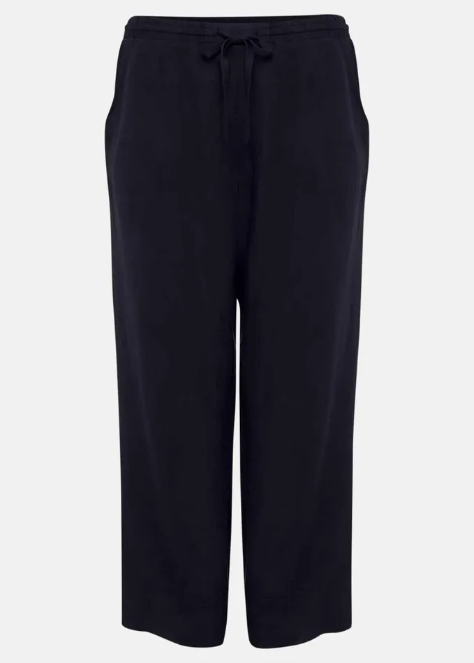 Phase Eight Bethany Linen Trousers Navy Women Trousers