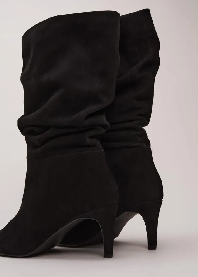 Phase Eight Black Suede Boots Black Women Boots