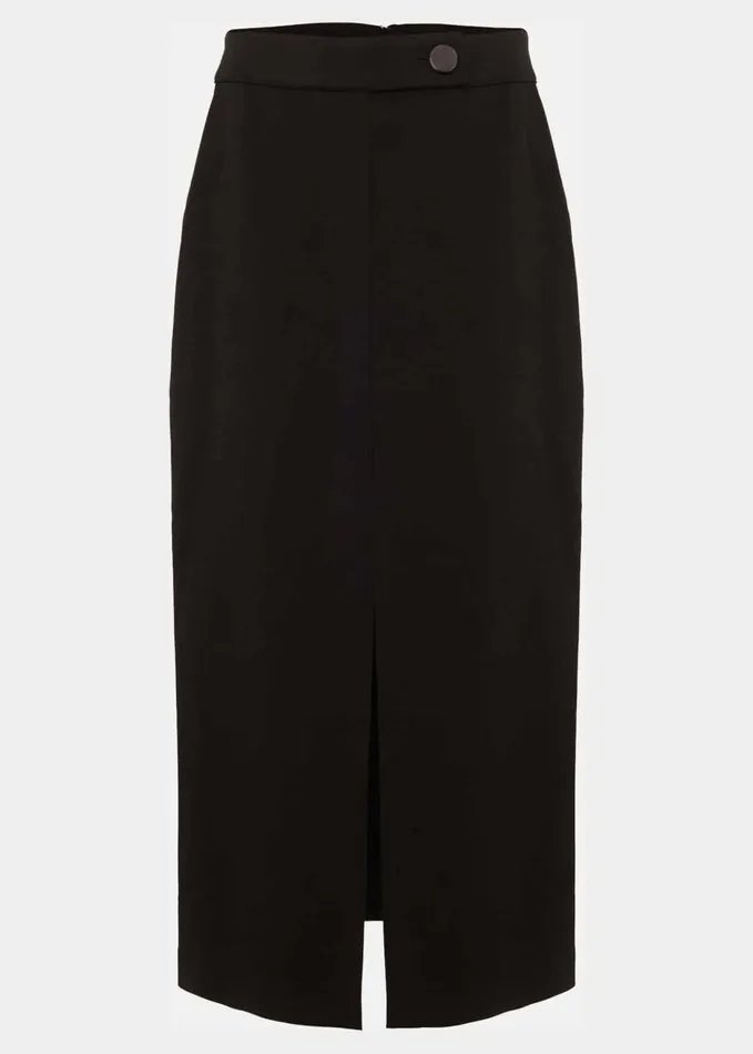 Phase Eight Brynn Black Midi Suit Skirt Black Women Skirts