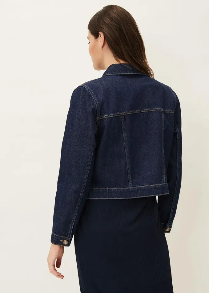 Phase Eight Caitlin Denim Jacket Blue Women Jackets