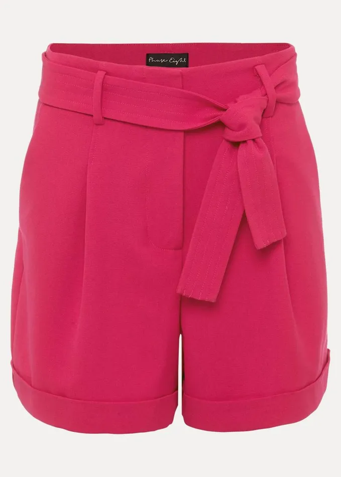Phase Eight Camilla Pink Shorts Raspberry Women Trousers