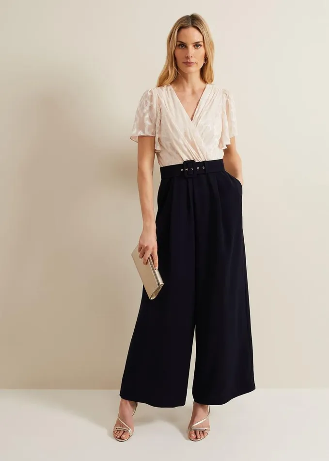 Phase Eight Carolyn Burnout Jumpsuit Multicoloured Women Dresses