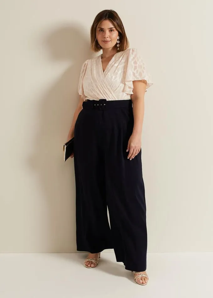 Phase Eight Carolyn Burnout Jumpsuit Multicoloured Women Dresses