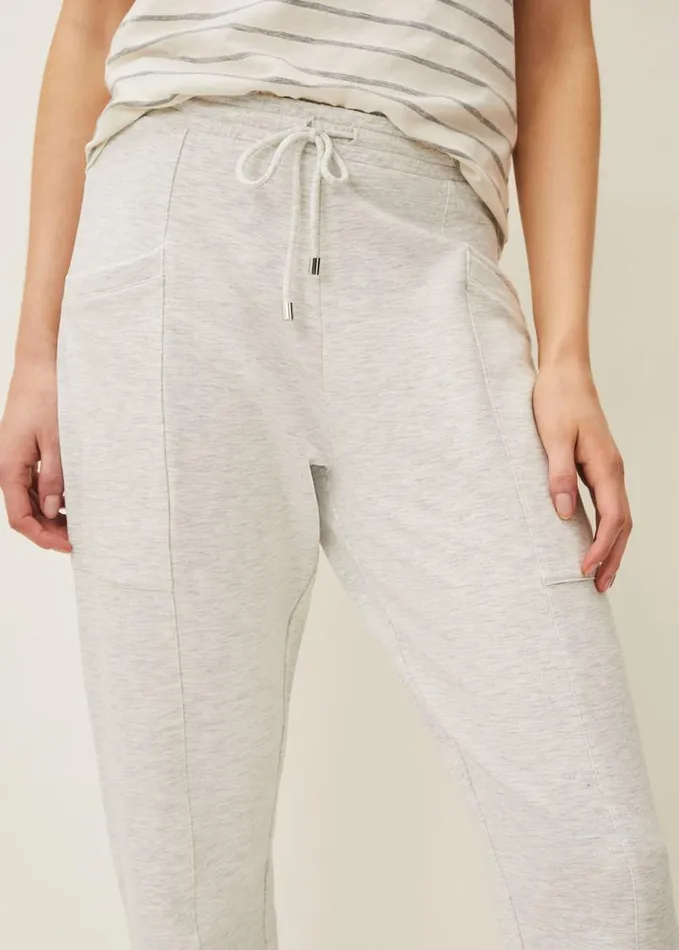 Phase Eight Carter Tapered Jersey Joggers Grey Women Trousers