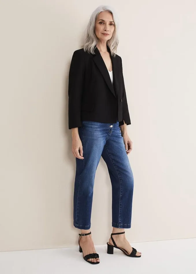 Phase Eight Christine Black Blazer Black Women Jackets