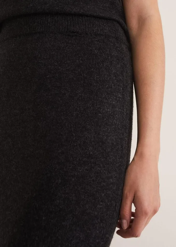 Phase Eight Cindy Cosy CoOrd Knit Skirt Charcoal Women Skirts