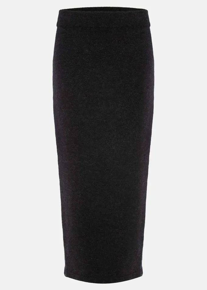 Phase Eight Cindy Cosy CoOrd Knit Skirt Charcoal Women Skirts