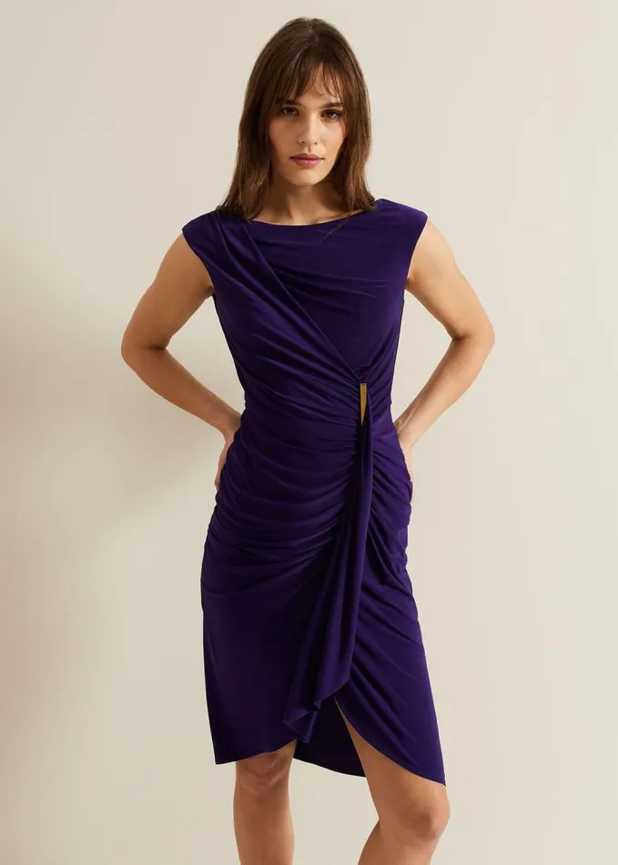 Phase Eight Donna Bodycon Dress Purple Women Dresses