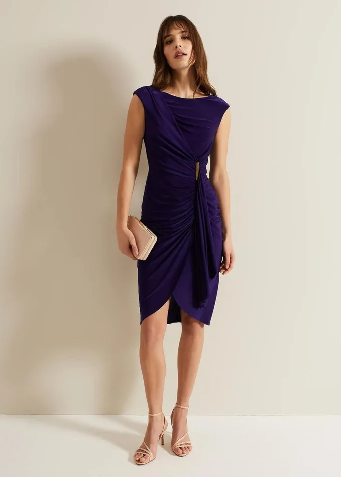 Phase Eight Donna Bodycon Dress Purple Women Dresses