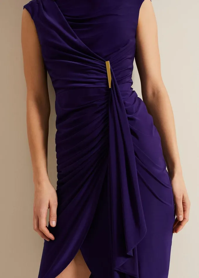 Phase Eight Donna Bodycon Dress Purple Women Dresses
