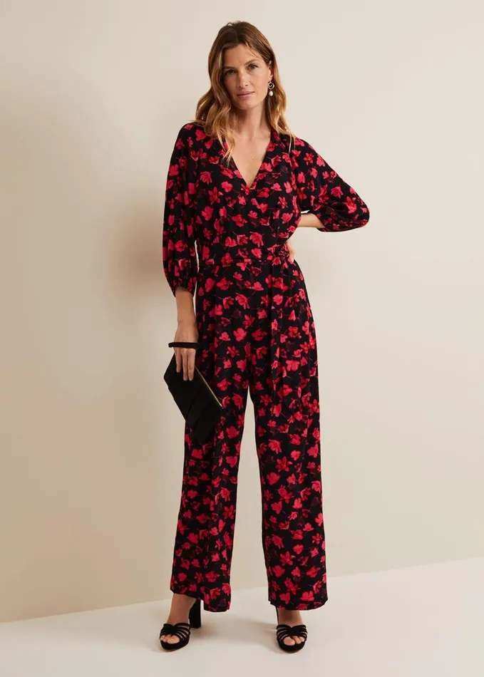 Phase Eight Effie Printed Jumsuit Multicoloured Women Dresses