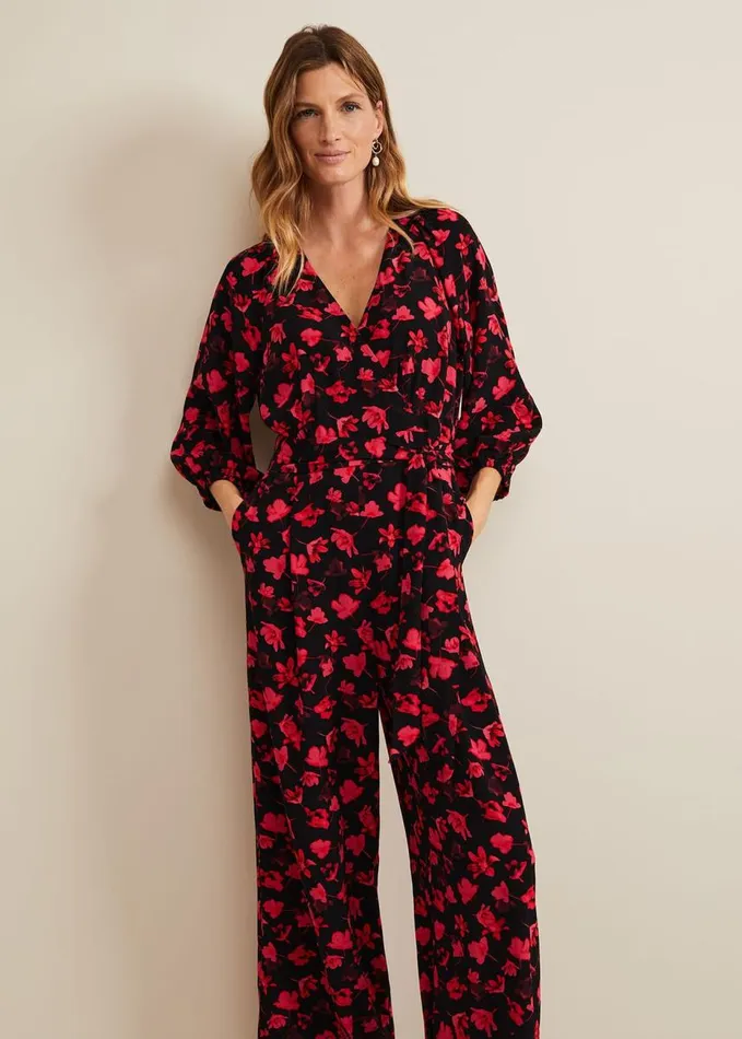 Phase Eight Effie Printed Jumsuit Multicoloured Women Dresses