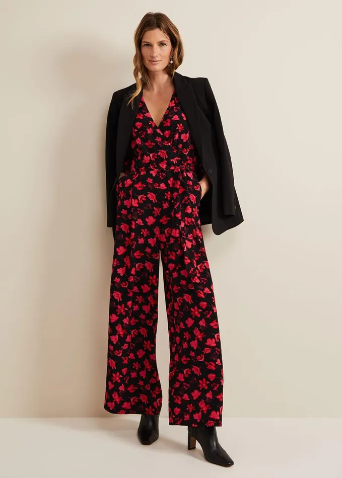 Phase Eight Effie Printed Jumsuit Multicoloured Women Dresses