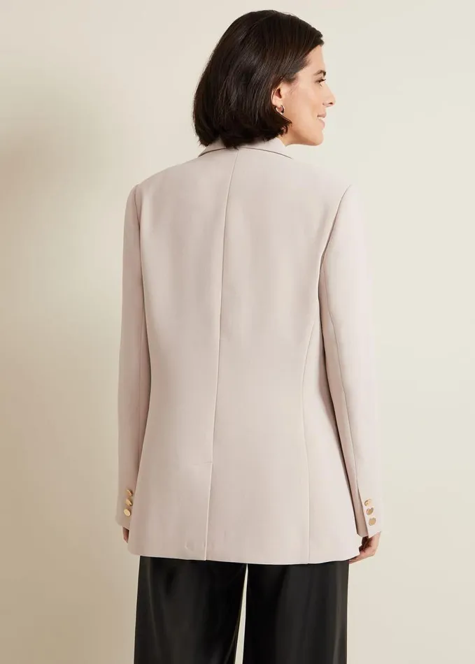 Phase Eight Elandra Neutral Tux Blazer Neutral Women Jackets