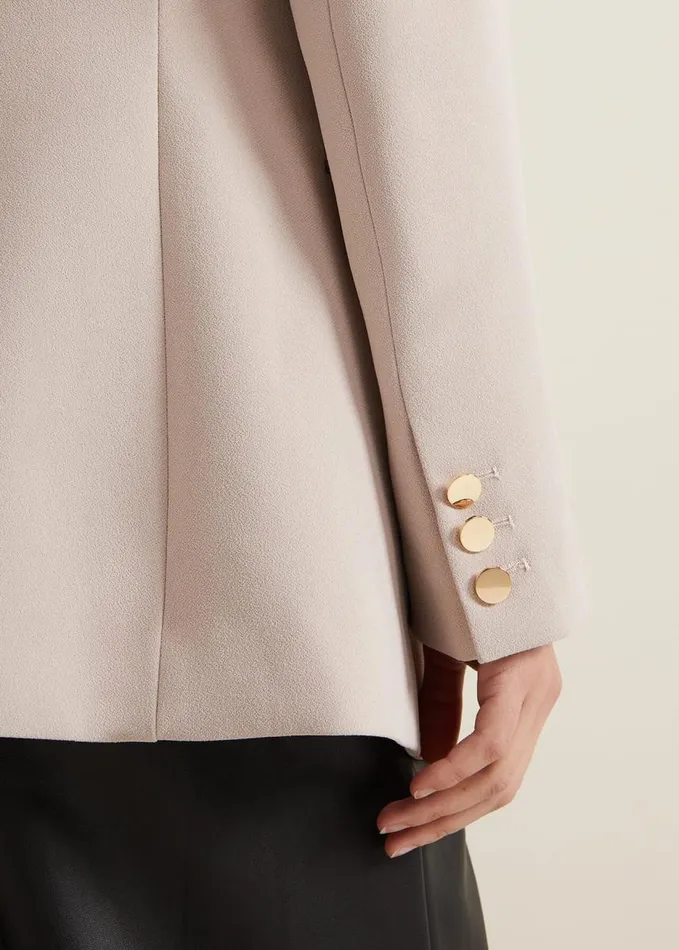 Phase Eight Elandra Neutral Tux Blazer Neutral Women Jackets