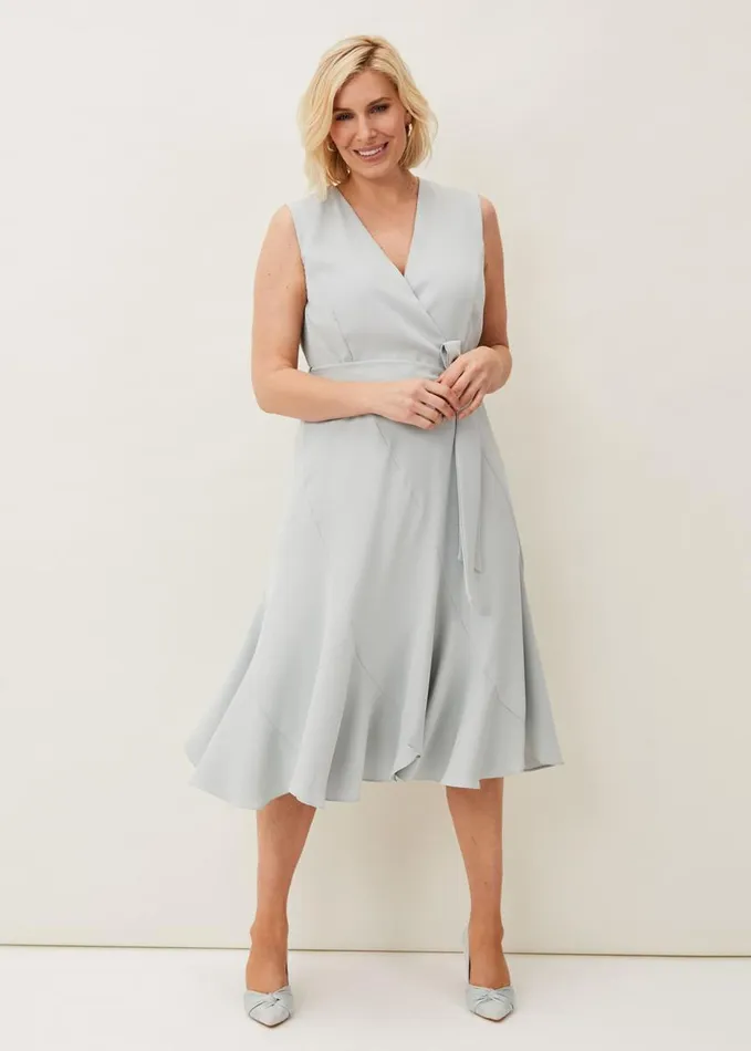 Phase Eight Elena Sleeveless Dress Peppermint Women Dresses