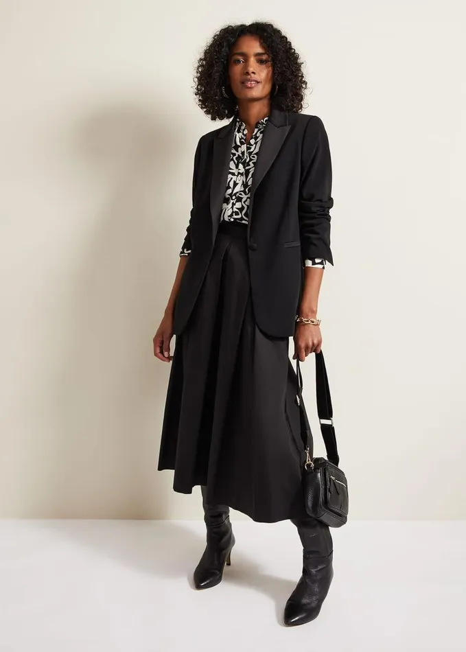 Phase Eight Era Abstract Bow Shirt Blackivory Women Shirts and Blouses
