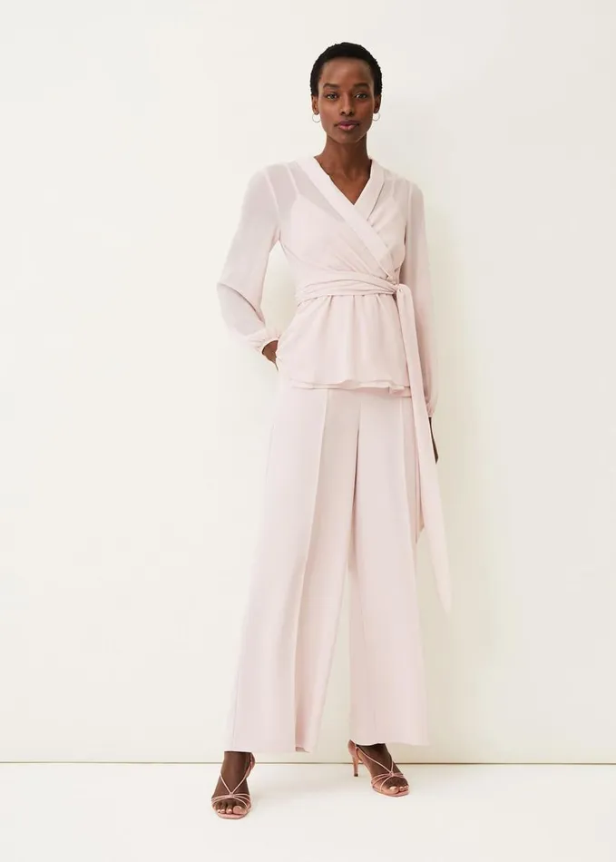 Phase Eight Florentine CoOrd Trousers Antique Rose Women Trousers