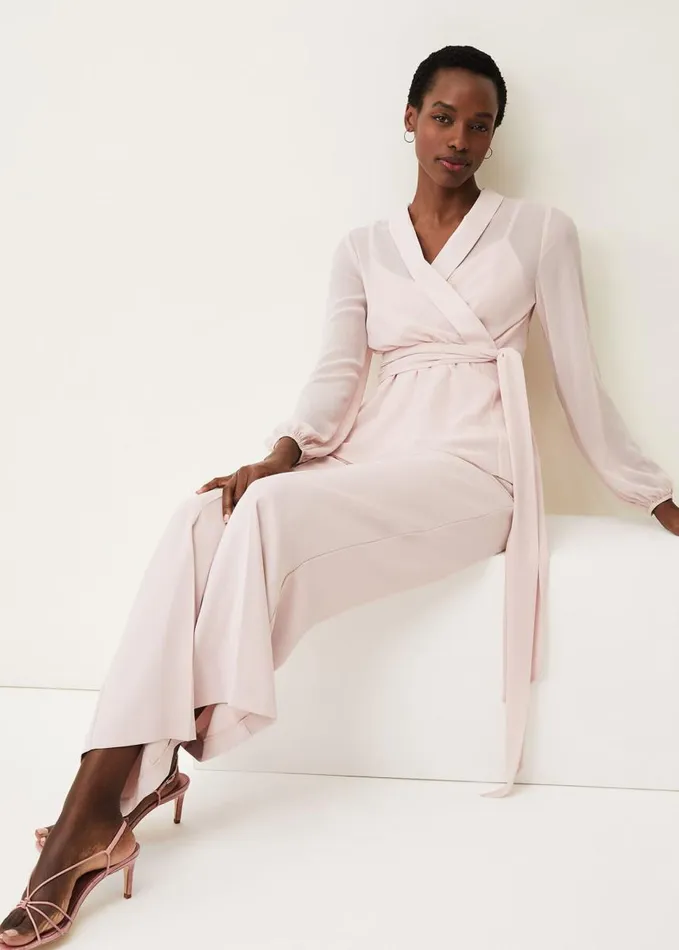 Phase Eight Florentine CoOrd Trousers Antique Rose Women Trousers