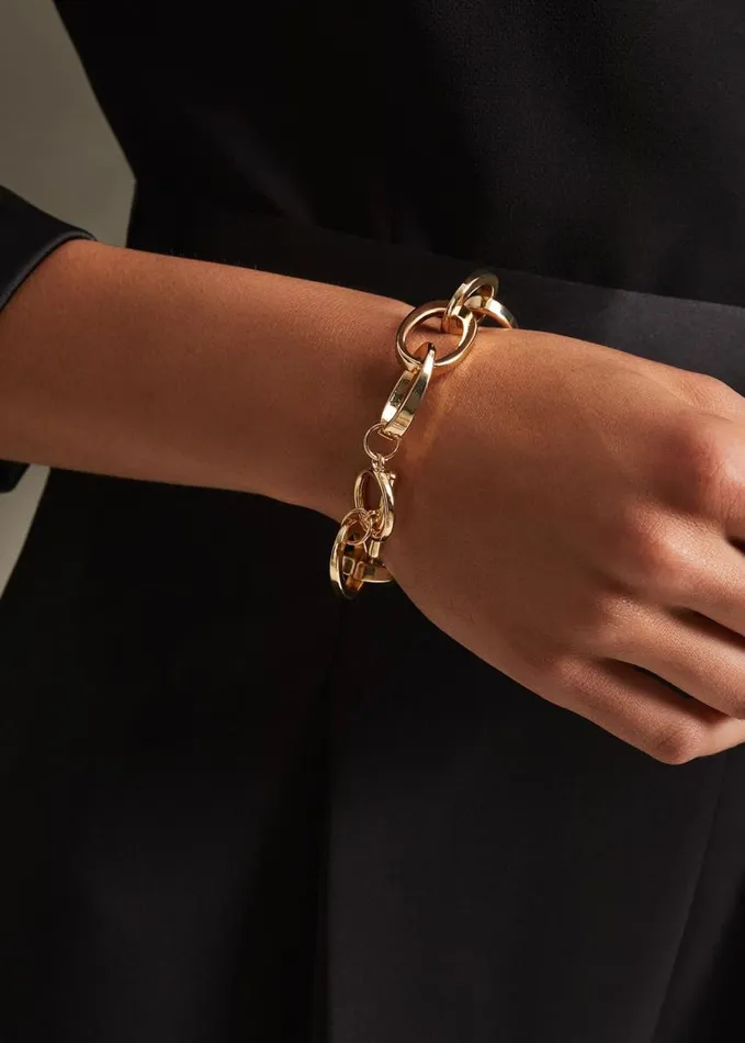 Phase Eight Gold Chain Bracelet Gold Women Jewellery