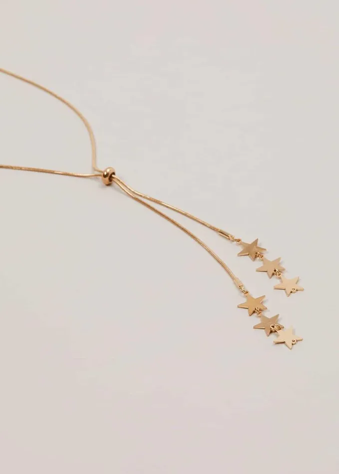 Phase Eight Gold Star Lariat Necklace Gold Women Jewellery