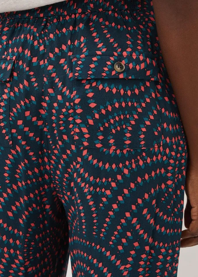 Phase Eight Grace Geo Printed Trouser Navymulti Women Trousers
