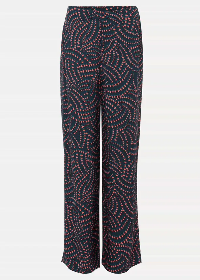Phase Eight Grace Geo Printed Trouser Navymulti Women Trousers