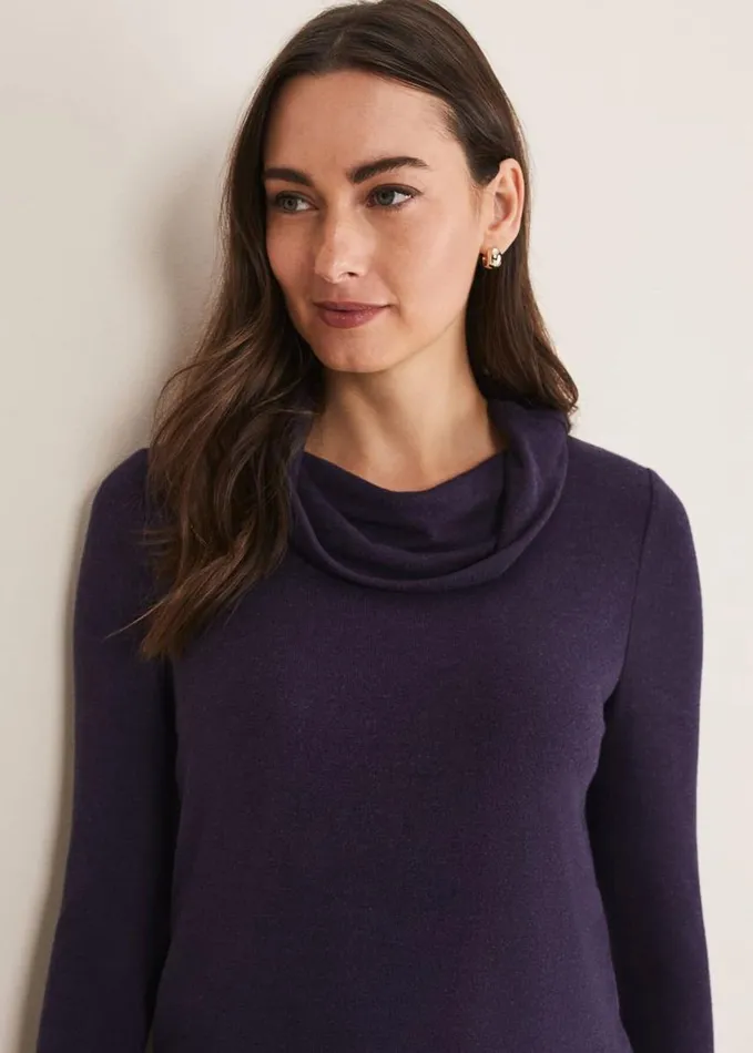 Phase Eight Heiley Double Layer Top Greenstone Women Tops and TShirts