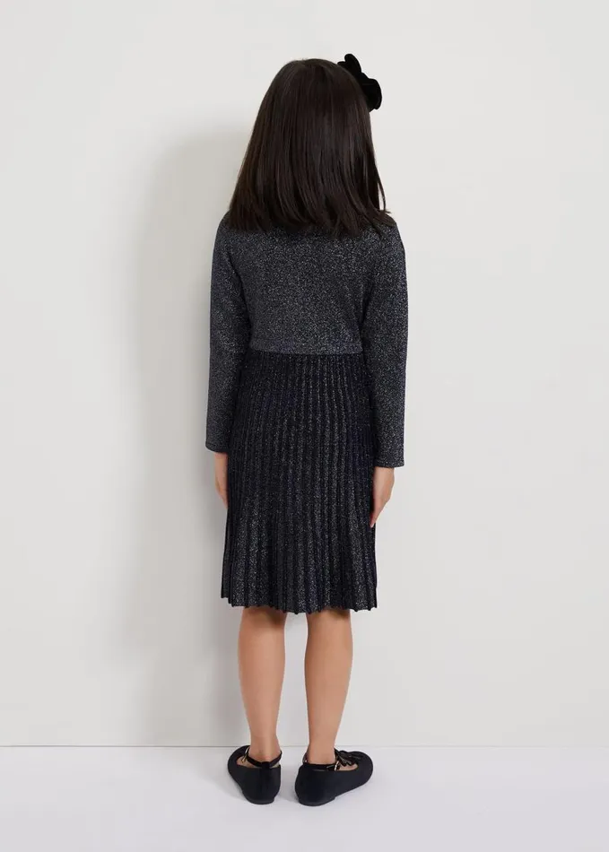 Phase Eight Jessamin Shimmer Fit And Flare Dress Navy Women Childrenswear