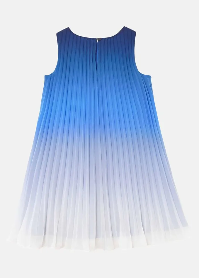 Phase Eight Jessie Ombre Pleat Dress Blue Women Dresses