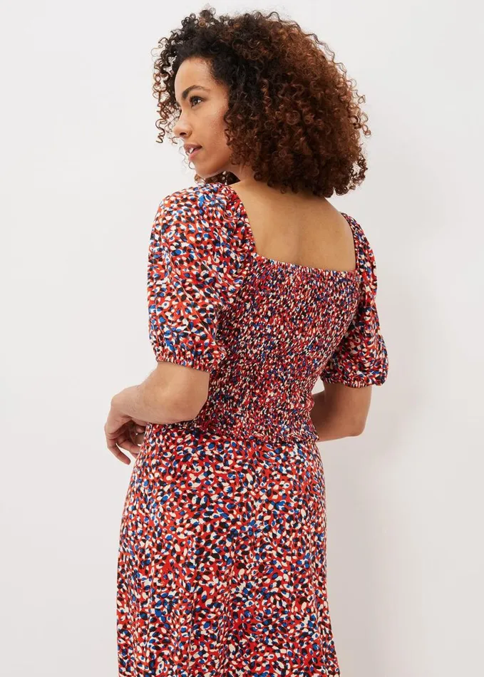 Phase Eight Kamila Ditsy Print CoOrd Top Multicoloured Women Tops and TShirts