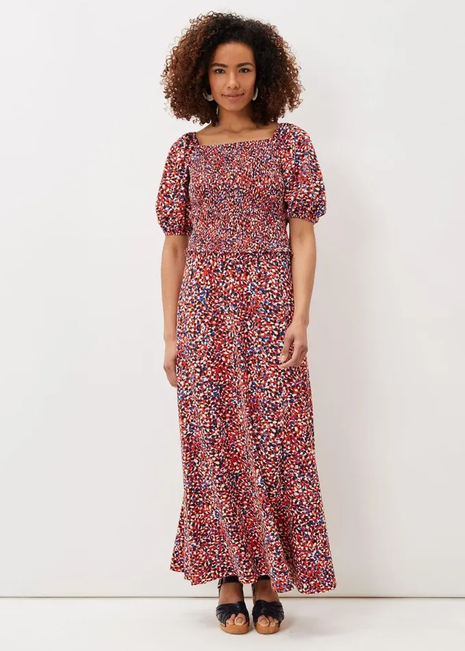 Phase Eight Kamila Ditsy Print CoOrd Top Multicoloured Women Tops and TShirts