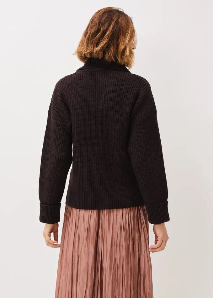 Phase Eight Karine Chunky Knit Jumper Espresso Women Knitwear