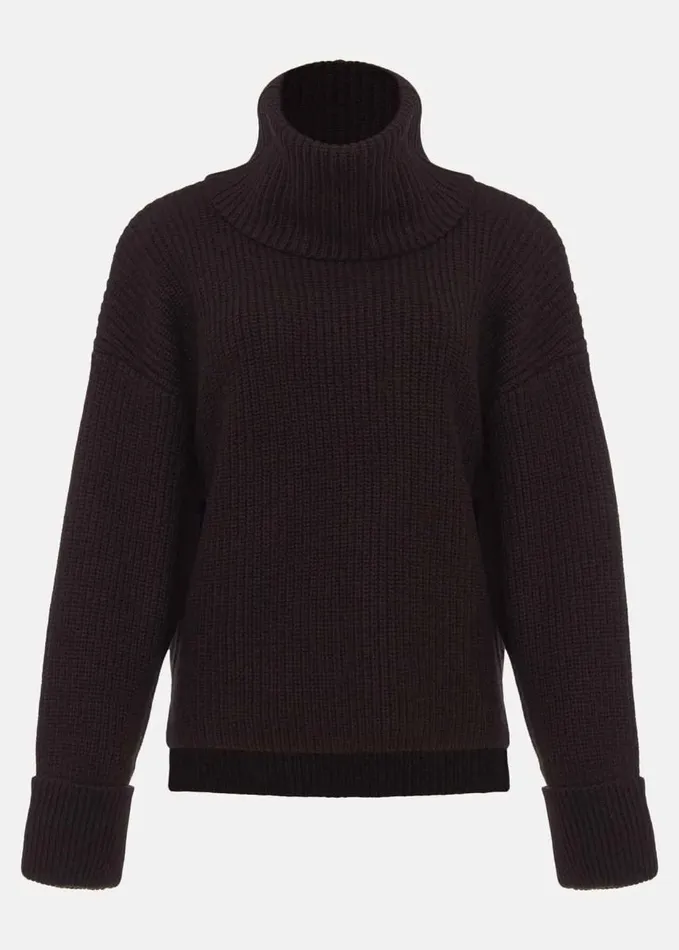 Phase Eight Karine Chunky Knit Jumper Espresso Women Knitwear