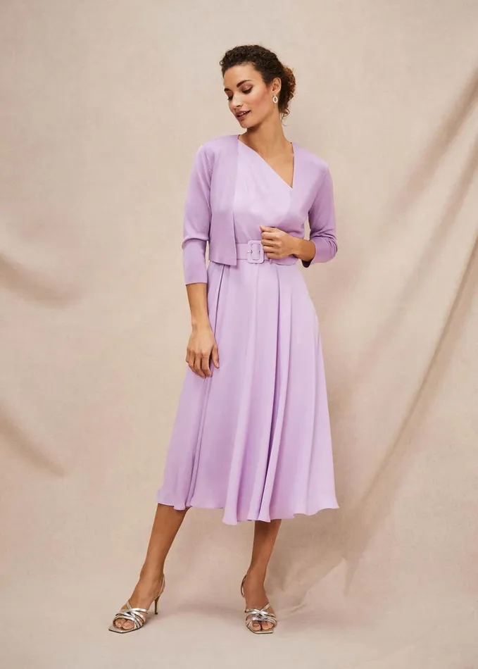 Phase Eight Kiki One Shoulder Midi Dress Crocus Women Dresses