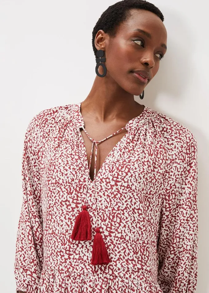 Phase Eight Lara Print Swing Dress Rustivory Women Dresses