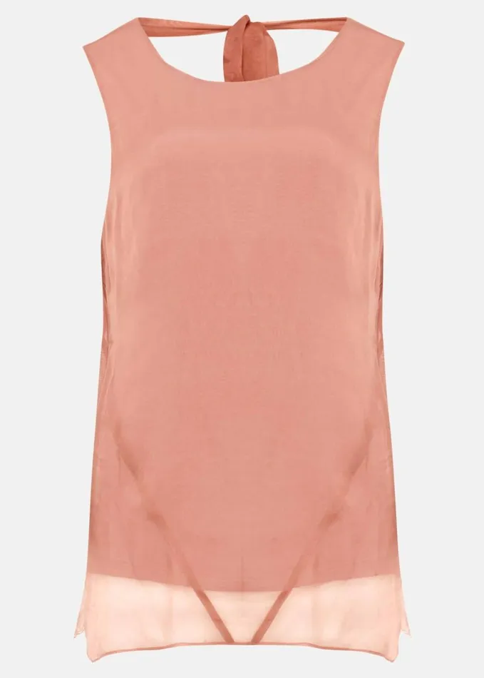 Phase Eight Leowa Silk Blouse Blush Women Shirts and Blouses