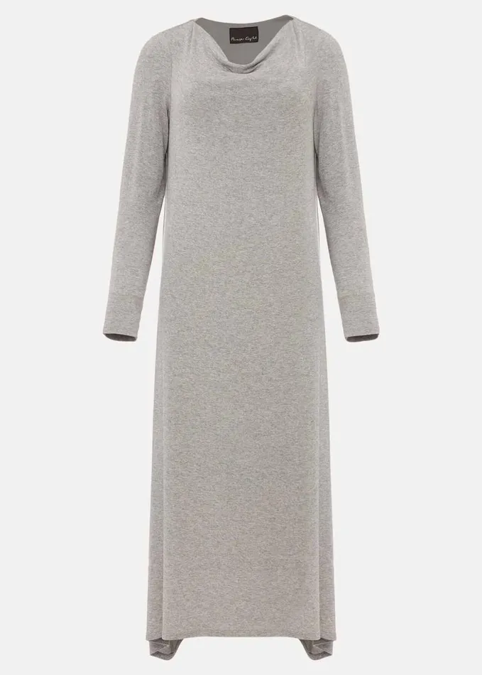 Phase Eight Lexy Midi Jersey Dress Grey Marl Women Dresses