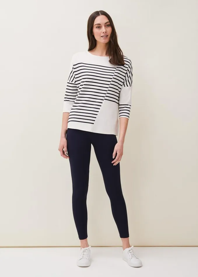 Phase Eight Lizzie Leggings Navy Women Trousers