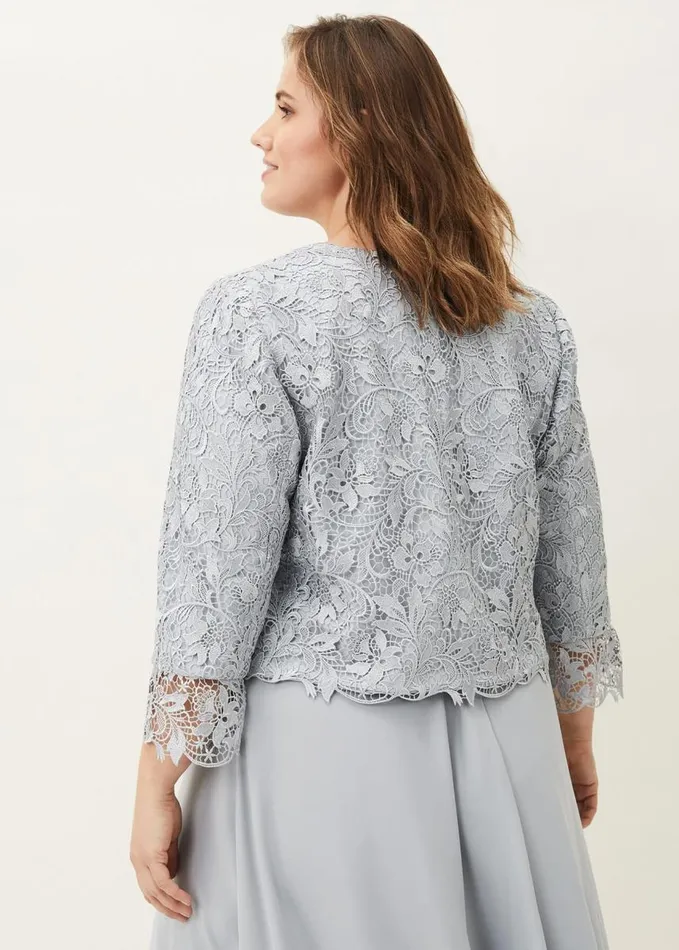 Phase Eight Luisa Lace Occasion Jacket Mineral Women Jackets