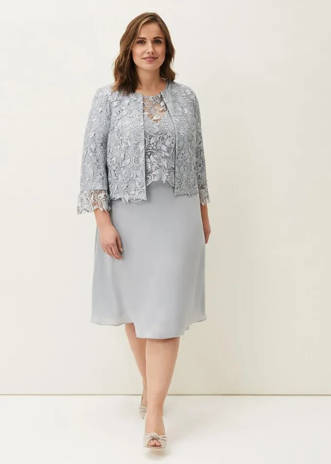 Phase Eight Luisa Lace Occasion Jacket Mineral Women Jackets
